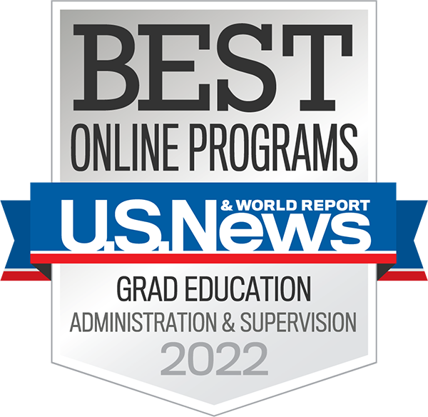 U.S. News Best Online 啵啵直播秀s - Grad Education - Administration & Supervision 2022