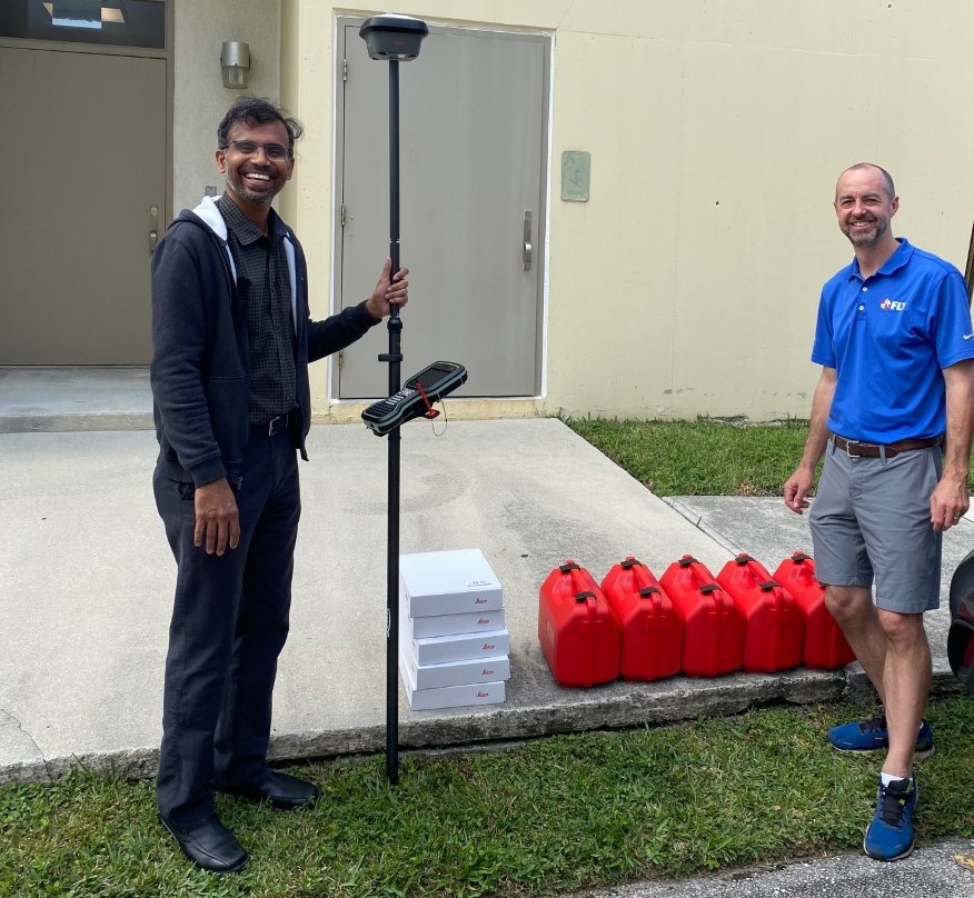 FAU CEGE RECEIVED 5 NEW GS18 AND CS20 LEICA GNSS UNITS FROM FLT GEOSYSTEMS AS A PART OF THEIR NO-COST LEASING PROGRAM